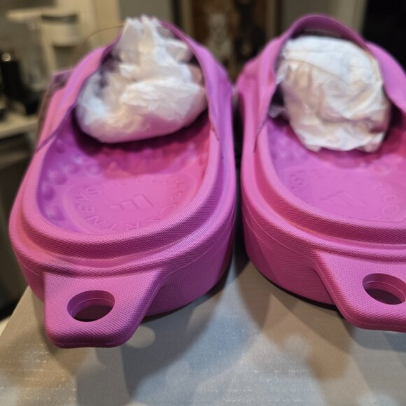 Adidas Men's Stella McCartney Slides Lilac Mule JS0266 Size 10 NEW PURPLE - Picture 8 of 13